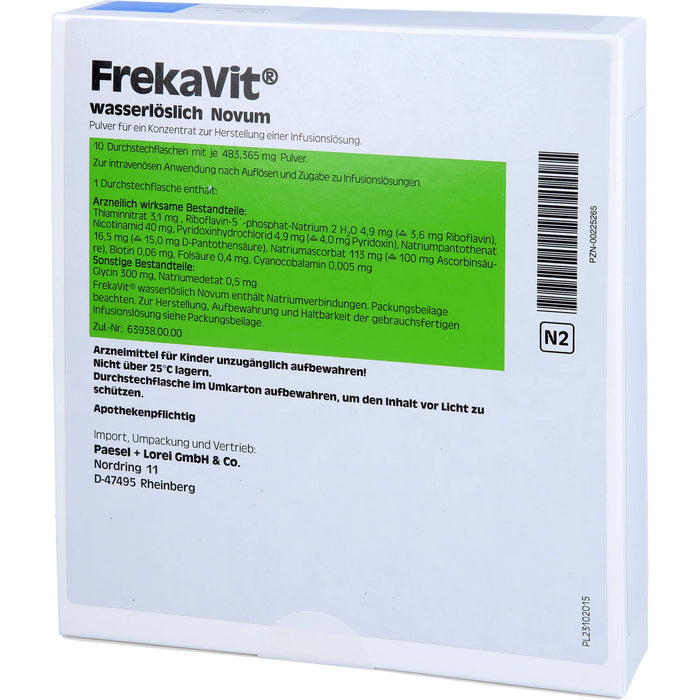 FrekaVit wasserlöslich Novum Pulver, 10 pc Bouteilles