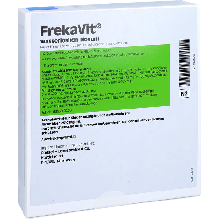 FrekaVit wasserlöslich Novum Pulver, 10 pc Bouteilles