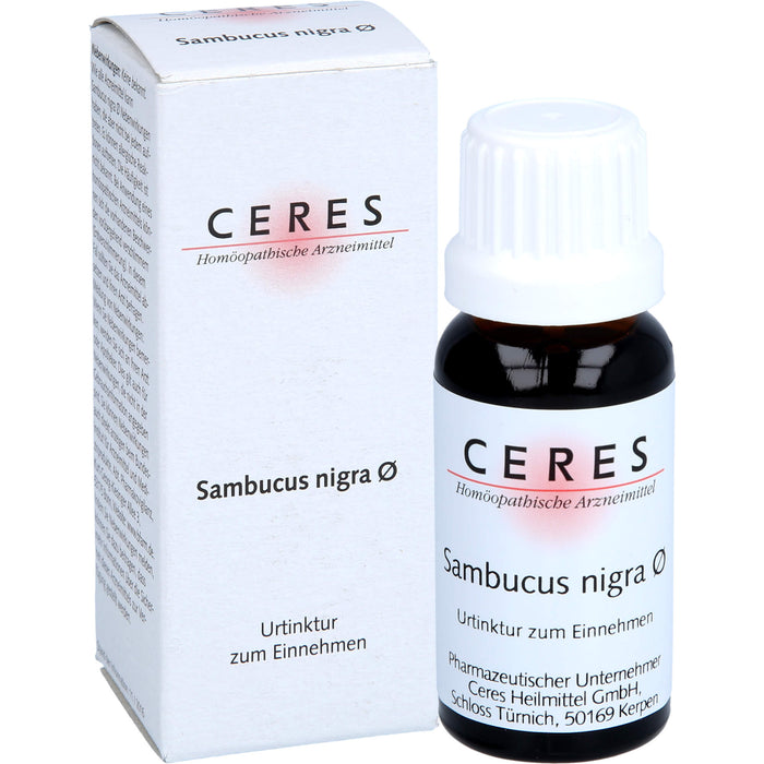 CERES Sambucus nigra Urtinktur, 20 ml Solution