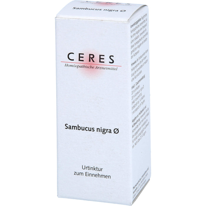 Ceres Sambucus nigra Urtinktur, 20 ml Solution