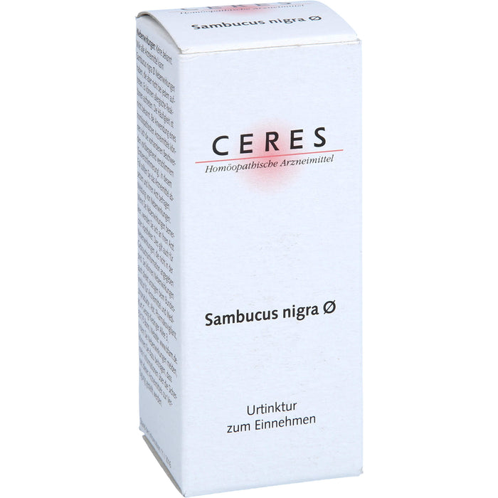 CERES Sambucus nigra Urtinktur, 20 ml Solution
