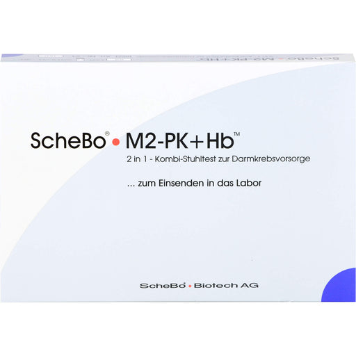ScheBo M2-PK + Hb 2in1 Kombi-Darmkrebsvorsorge Stuhltest, 1 St. Test
