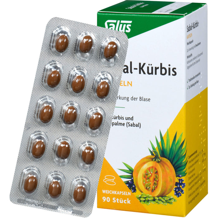 Sabal-Kürbis-Kapseln Salus, 90 pc Capsules
