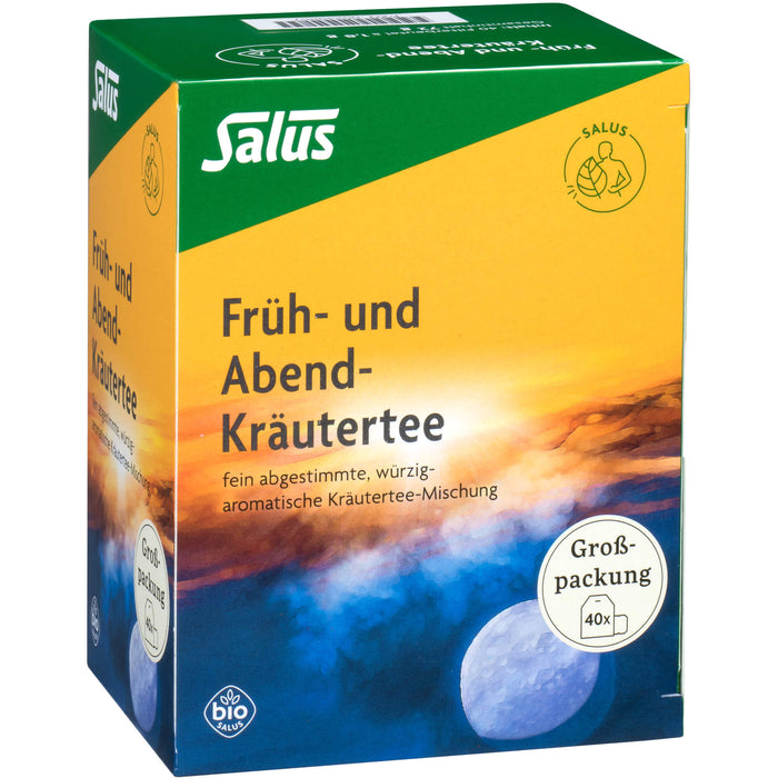 Salus Früh- und Abend-Kräutertee, 40 St. Filterbeutel