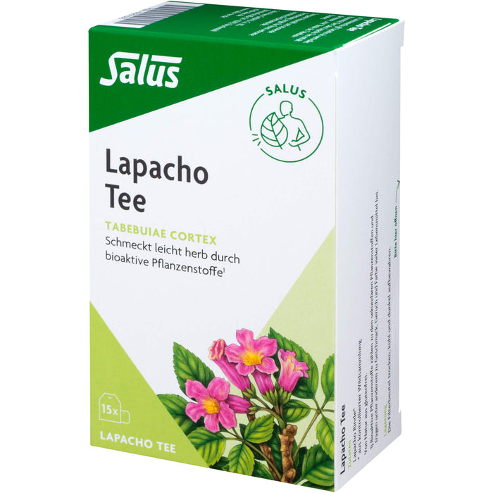 Salus Lapacho Tee schmeckt leicht herb, 15 St. Filterbeutel