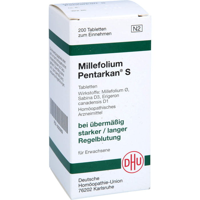 Millefolium Pentarkan S Tabletten, 200 pcs. Tablets