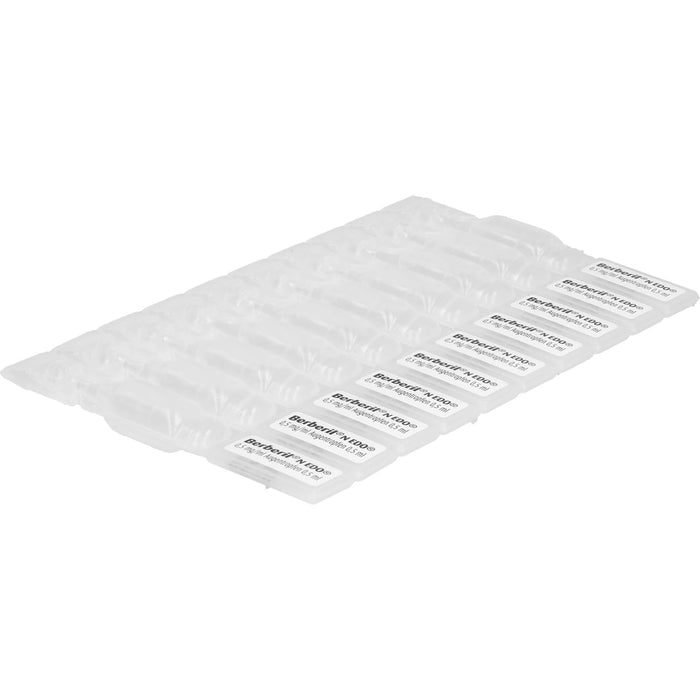 Berberil N EDO Augentropfen bei gereizten Augen, 10 pcs. Single-dose pipettes