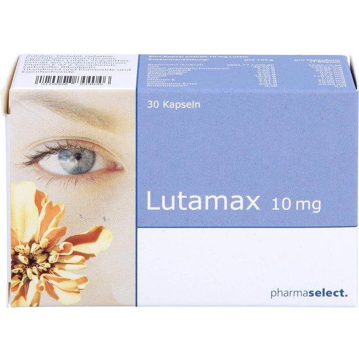 Lutamax 10 mg Kapseln bei altersbedingter Makuladegeneration, 30 St. Kapseln