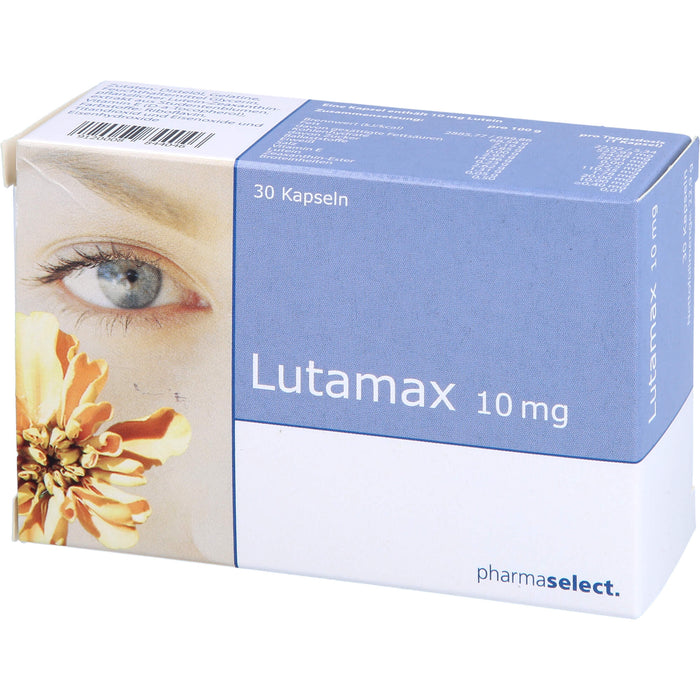 Lutamax 10 mg Kapseln bei altersbedingter Makuladegeneration, 30 pcs. Capsules