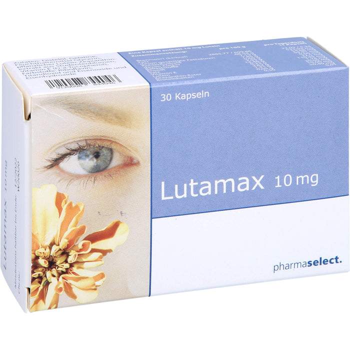 Lutamax 10 mg Kapseln bei altersbedingter Makuladegeneration, 30 pcs. Capsules