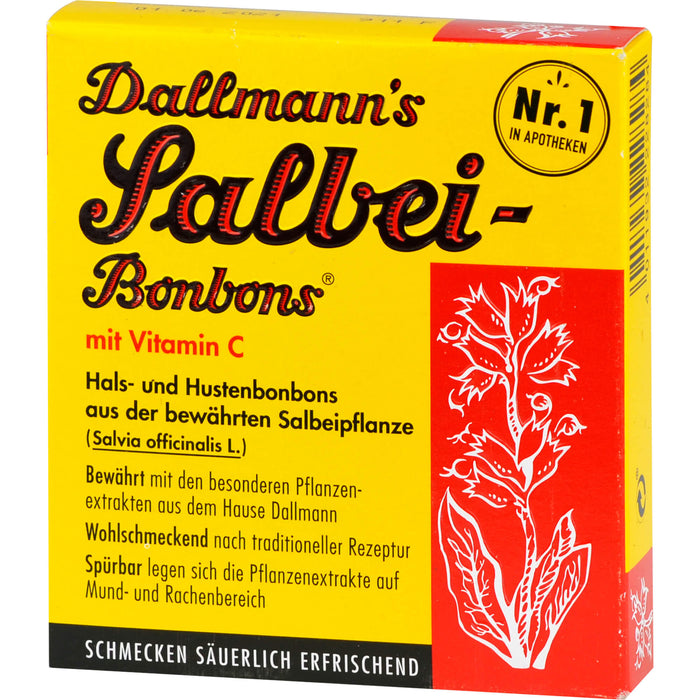 Dallmann's Salbei-Bonbons, 20 pcs. Candies