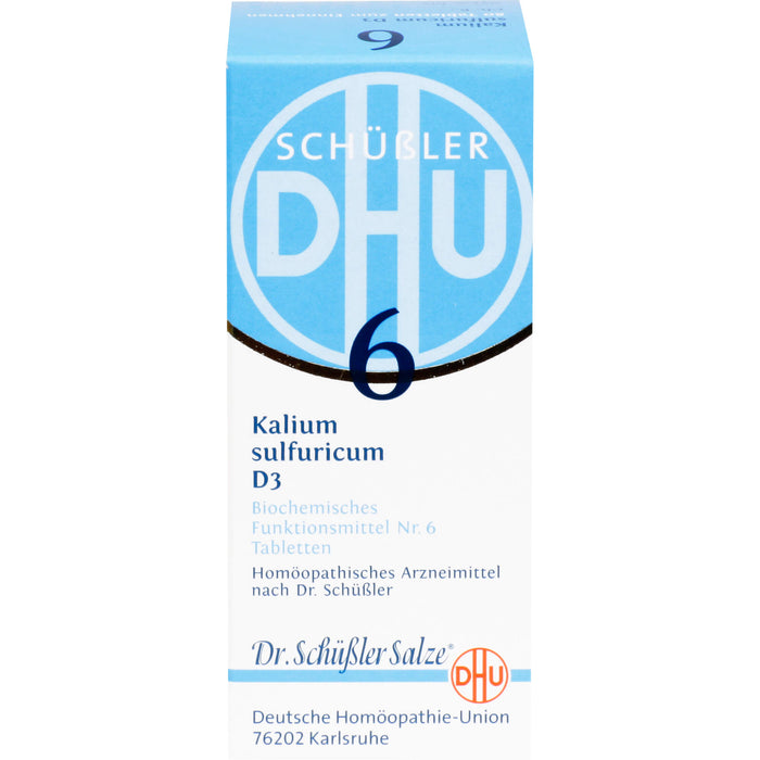 DHU Schüßler-Salz Nr. 6 Kalium sulfuricum D3 Tabletten, 80 St. Tabletten