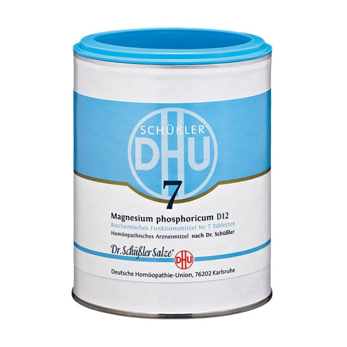 DHU Schüßler-Salz Nr. 7 Magnesium phosphoricum D12 – Das Mineralsalz der Muskeln und Nerven – das Original, 1000 pc Tablettes