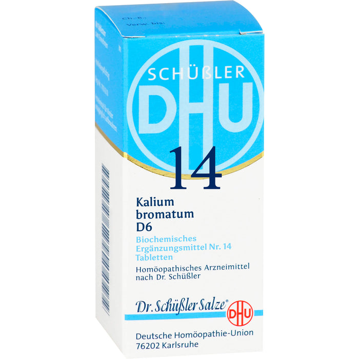 DHU Schüßler-Salz Nr. 14 Kalium bromatum D6 Tabletten, 80 pcs. Tablets