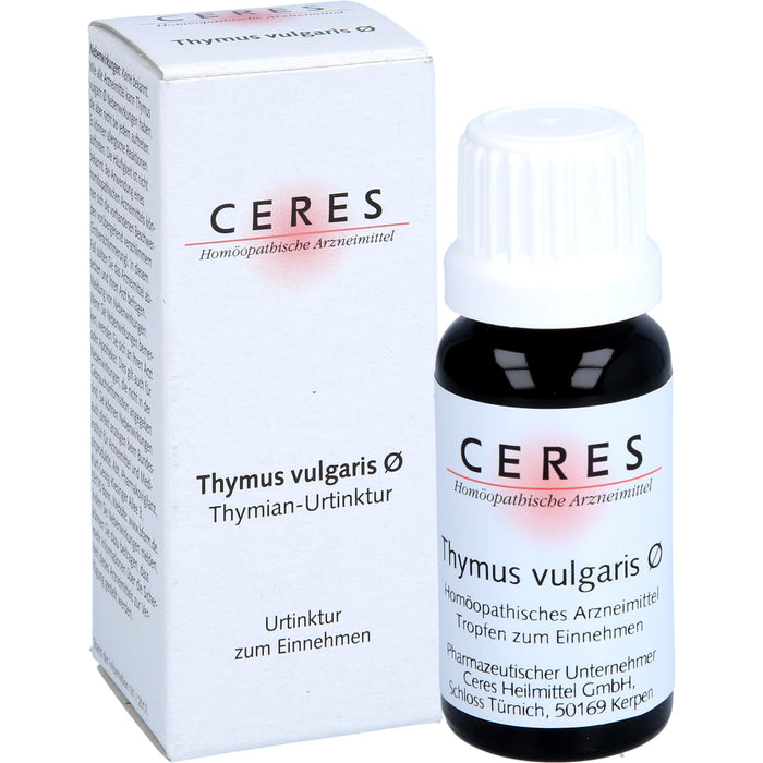 CERES Thymus vulgaris ø Urtinktur, 20 ml Solution