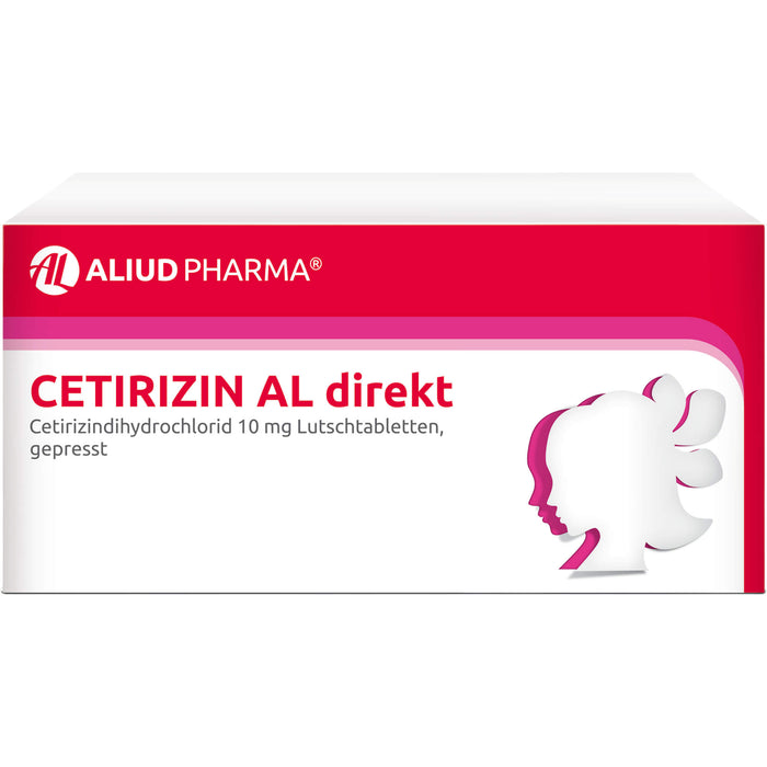 Cetirizin AL direkt 10 mg Lutschtabletten bei Allergien, 7 pcs. Tablets