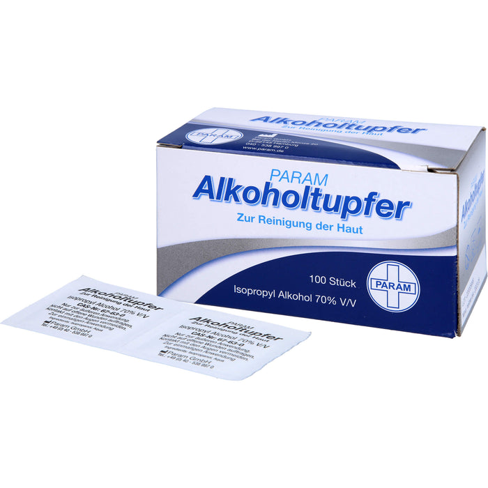 Alkoholtupfer PARAM, 100 pcs. Swab