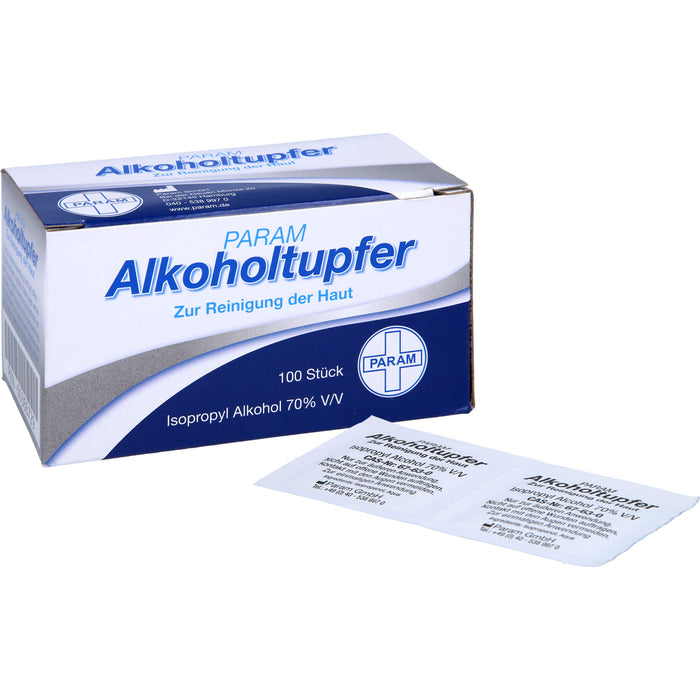 Alkoholtupfer PARAM, 100 pcs. Swab