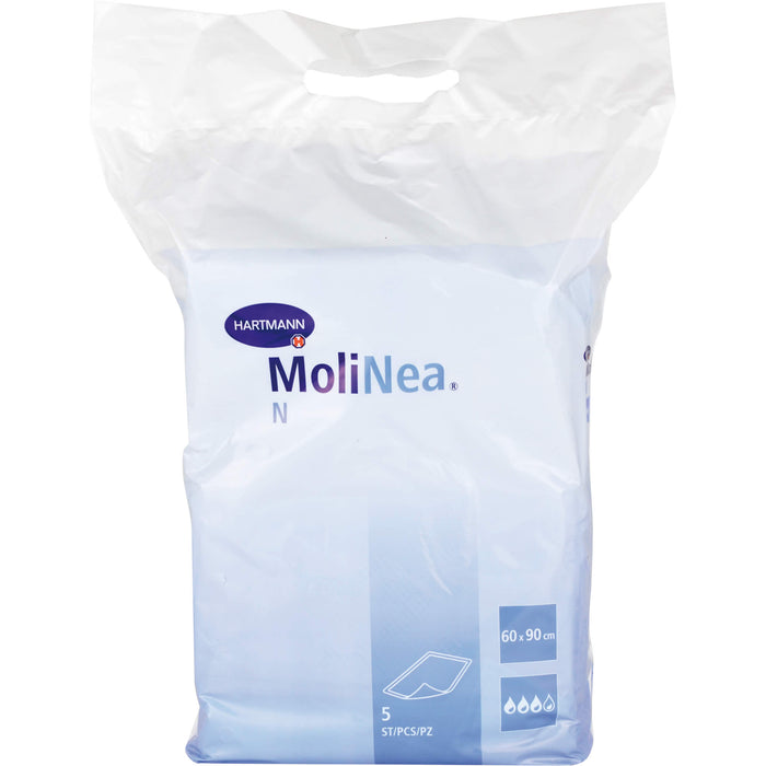 MoliNea N 20L 60 X 90 cm Krankenunterlagen, 5 St. Unterlagen