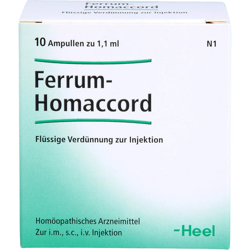 Ferrum-Homaccord  Inj.-Lsg., 10 St. Ampullen
