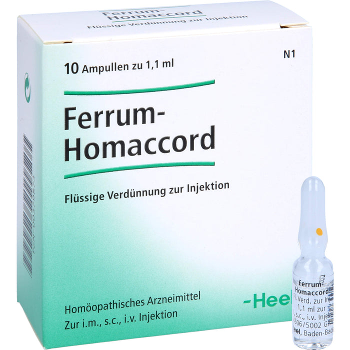 Ferrum-Homaccord Inj.-Lsg., 10 pcs. Ampoules