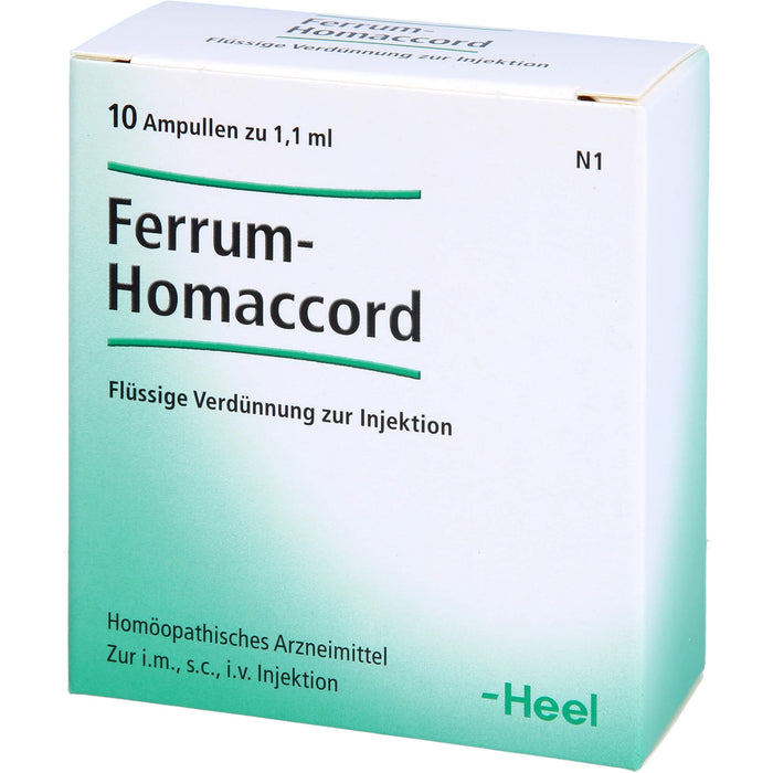 Ferrum-Homaccord Inj.-Lsg., 10 pcs. Ampoules