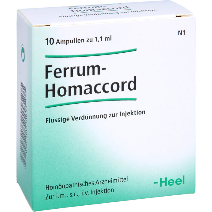 Ferrum-Homaccord Inj.-Lsg., 10 pcs. Ampoules