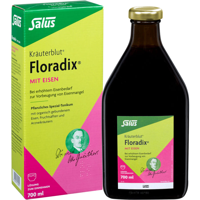 Floradix mit Eisen Lösung, 700 ml Solution