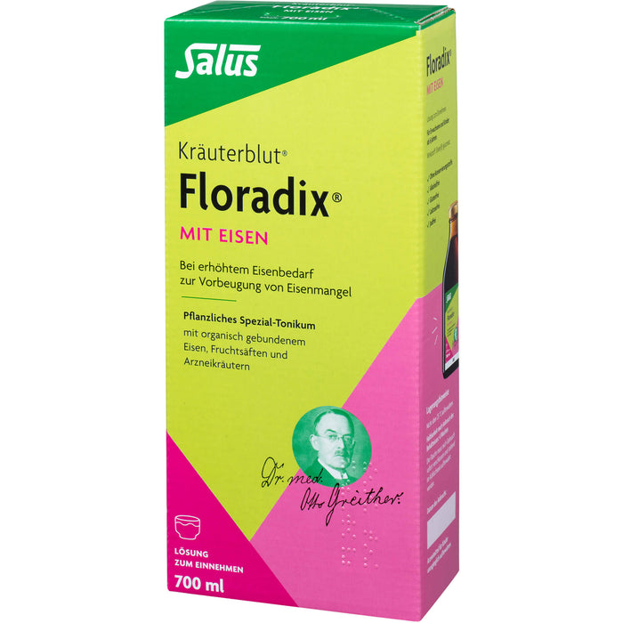 Floradix mit Eisen Lösung, 700 ml Solution