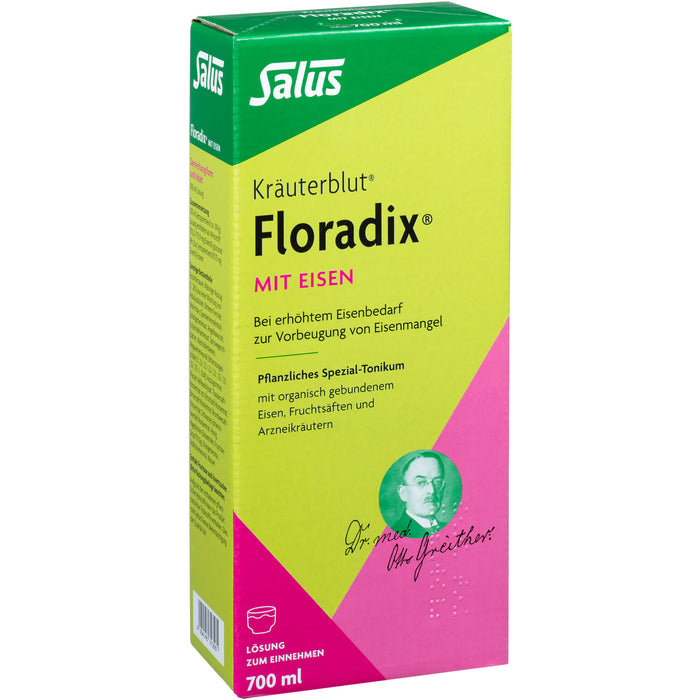 Floradix mit Eisen Lösung, 700 ml Solution