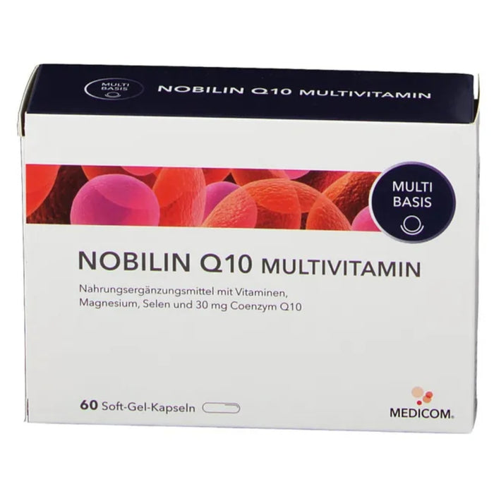 MEDICOM Nobilin Q10 Multivitamin Soft-Gel-Kapseln, 60 St. Kapseln