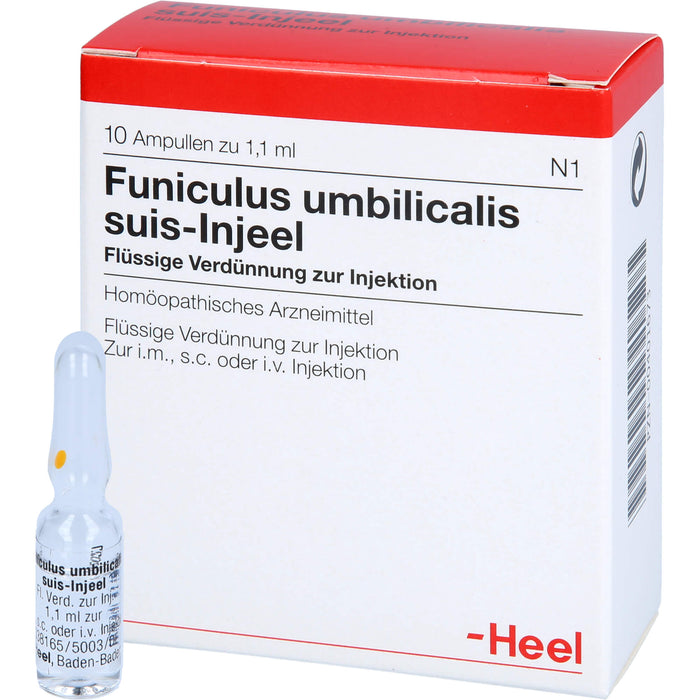 Funiculus umbilicalis suis-Injeel Inj.-Lsg., 10 pc Ampoules