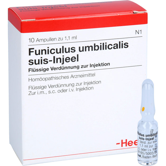 Funiculus umbilicalis suis-Injeel Inj.-Lsg., 10 pc Ampoules