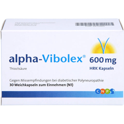 alpha-Vibolex 600 mg HRK Kapseln, Weichkapseln, 30 St WKA