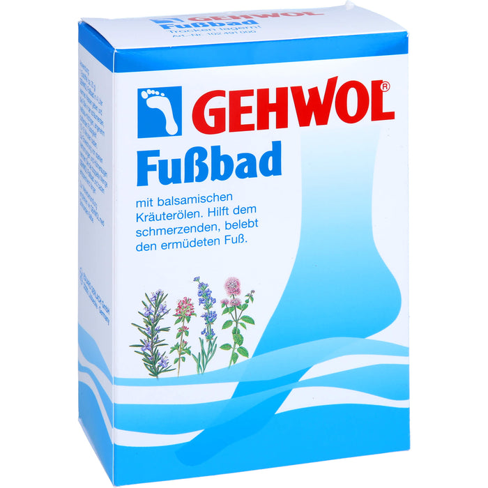 GEHWOL Fußbad mit balsamischen Kräuterölen belebt müde Füße, 250 g Additif pour le bain