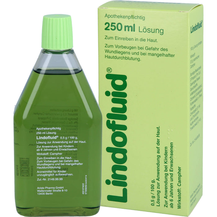 Lindofluid Lösung bei Gefahr des Wundliegens sowie mangelhafter Hautdurchblutung, 250 ml Solution