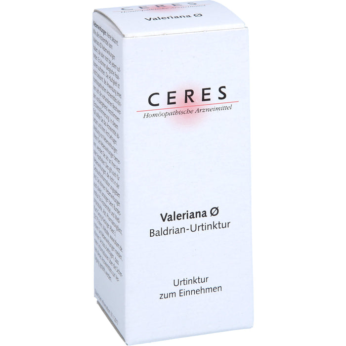 CERES Valeriana Urtinktur, 20 ml Solution