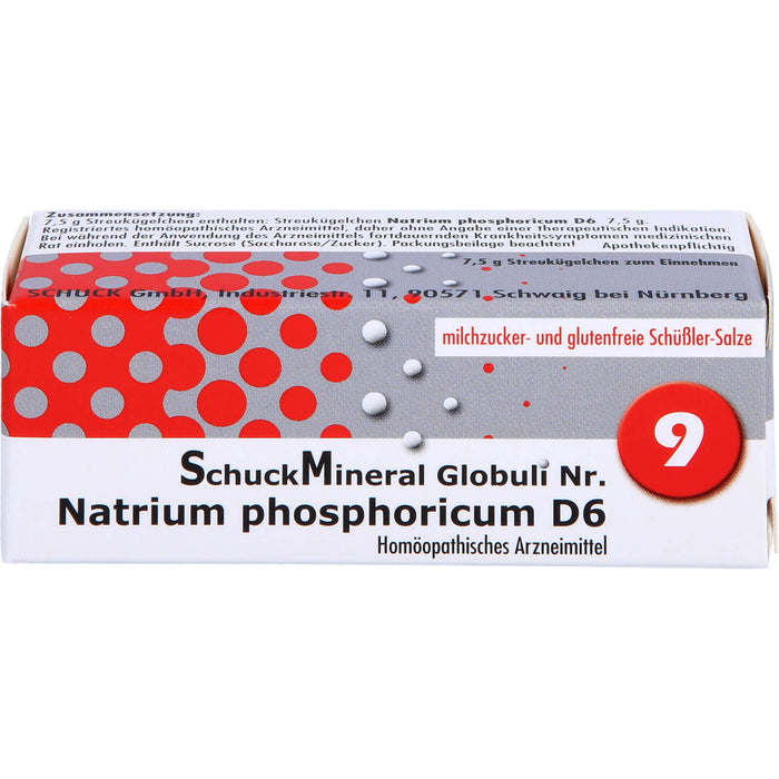 Schuckmineral Globuli 9 Natrium phosphoricum D6, 7.5 g GLO