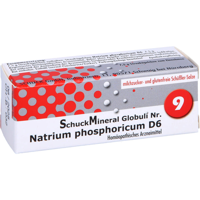 Schuckmineral Globuli 9 Natrium phosphoricum D6, 7.5 g GLO