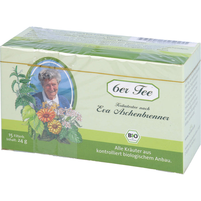 6er Tee Kräutertee nach Eva Aschenbrenner, 15 pc Sac filtrant