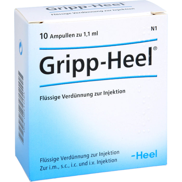 Gripp-Heel flüssige Verdünnung, 10 pc Ampoules