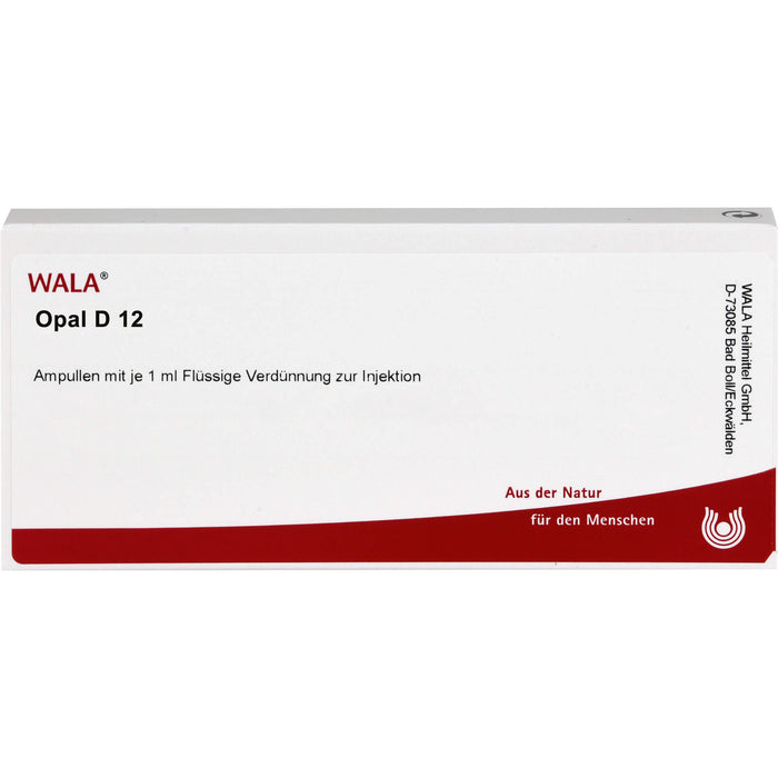 Opal D12 WALA Ampullen, 10 pcs. Ampoules