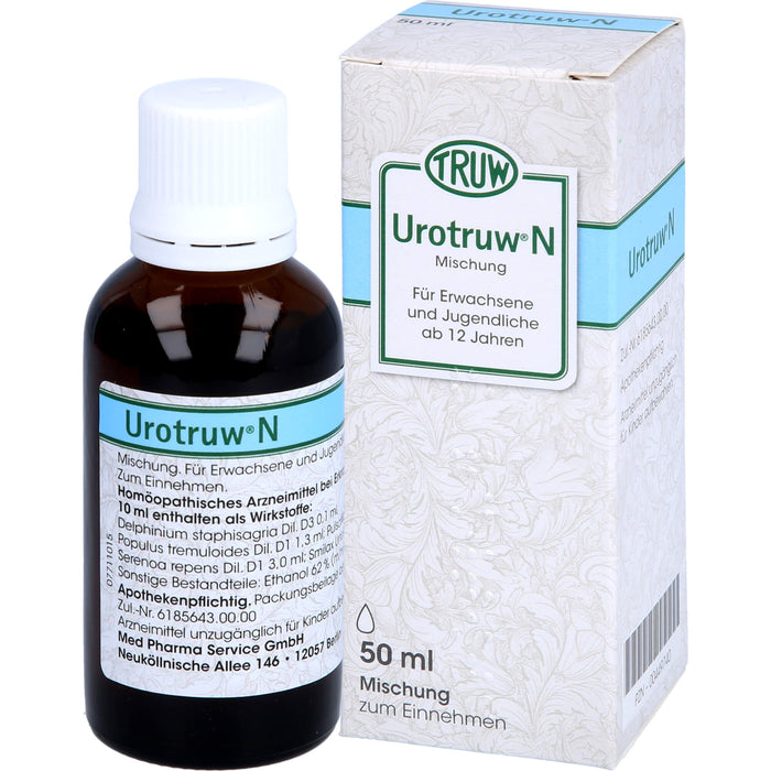 Urotruw N Mischung bei Erkrankungen der Harnorgane, 50 ml Solution
