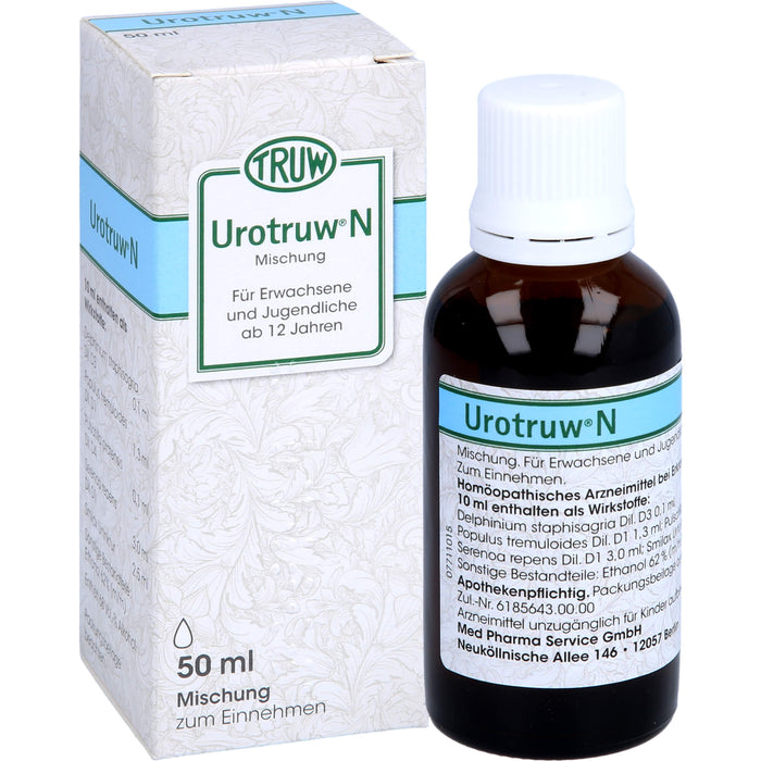 Urotruw N Mischung bei Erkrankungen der Harnorgane, 50 ml Lösung