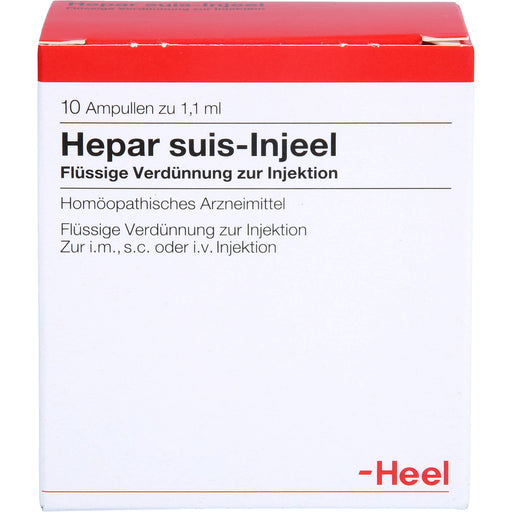Hepar suis-Injeel Inj.-Lsg., 10 St. Ampullen
