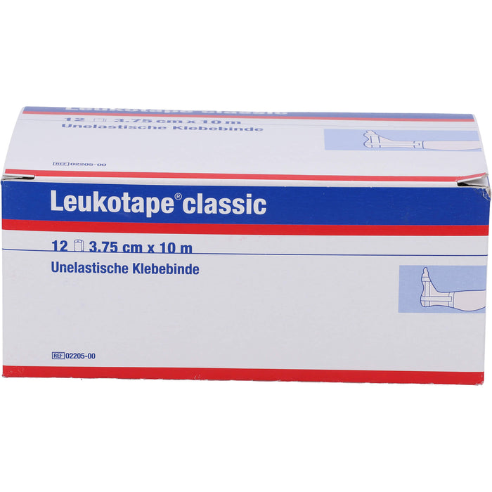 LEUKOTAPE CLASSIC 3,75cmx10m, 12 St VER