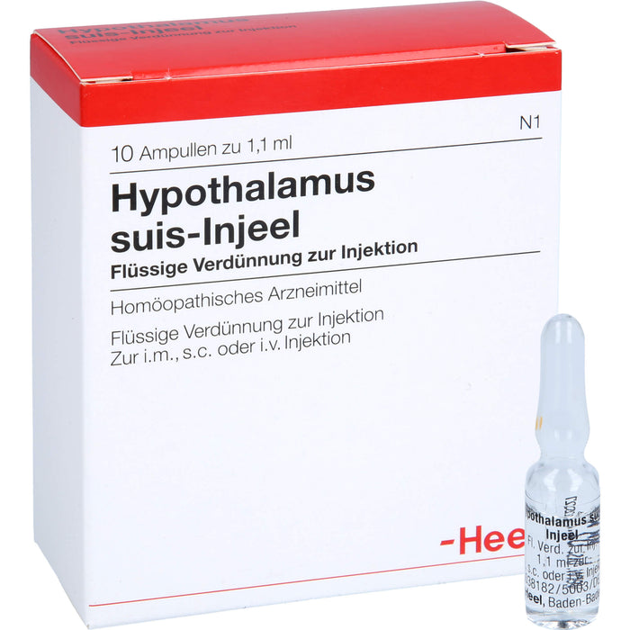 Hypothalamus suis-Injeel Inj.-Lsg., 10 pc Ampoules