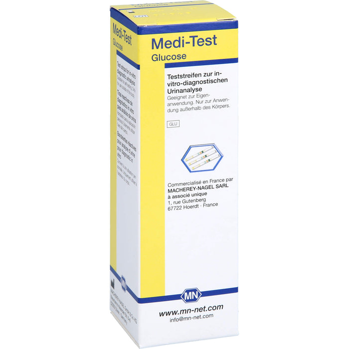 Medi-Test Glucose Urin-Teststreifen, 100 pcs. Test strips