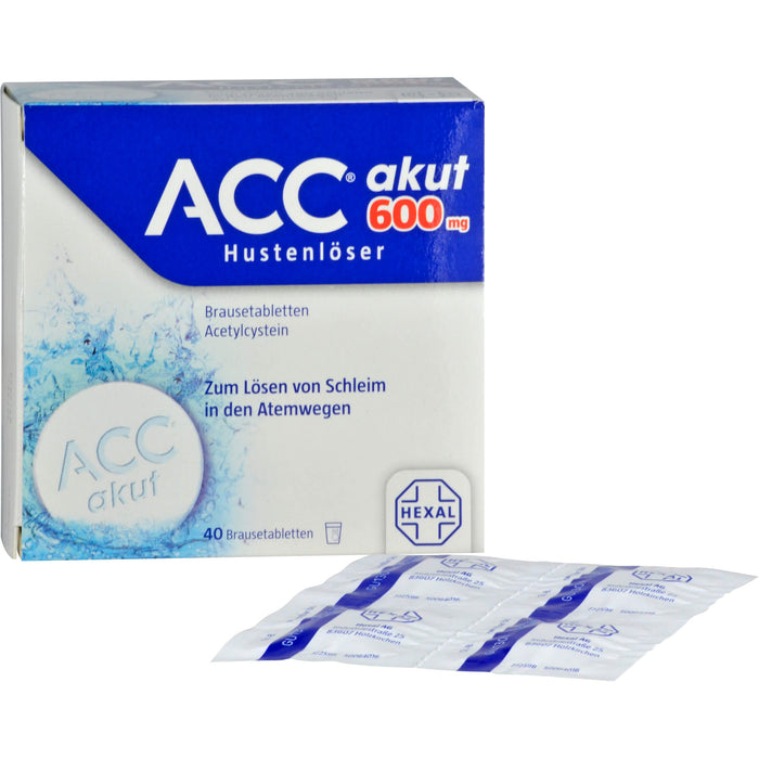 ACC akut 600 mg Hustenlöser Brausetabletten, 40.0 St. Tabletten