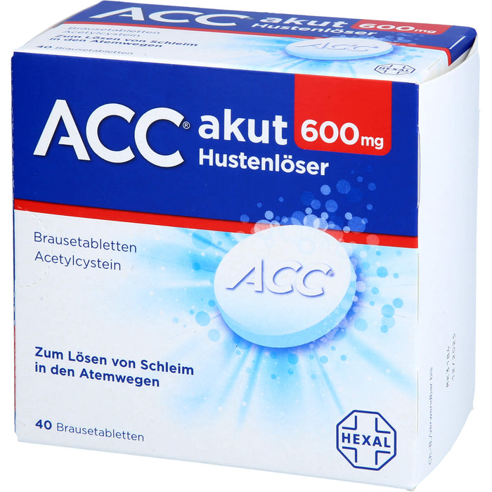 ACC akut 600 mg Hustenlöser Brausetabletten, 40.0 St. Tabletten